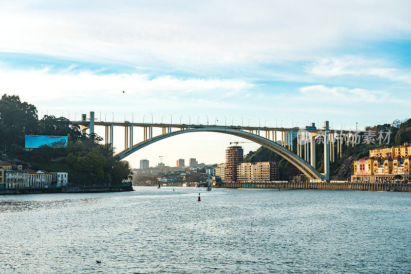 Douro River and Arrábida Bridge in Porto